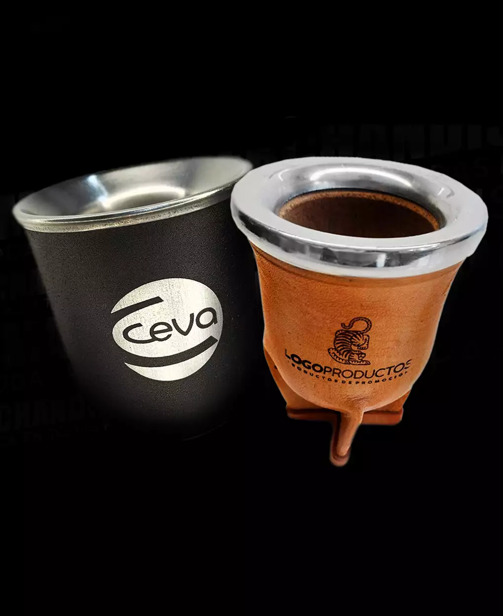 Mates y accesorios personalizados con logo